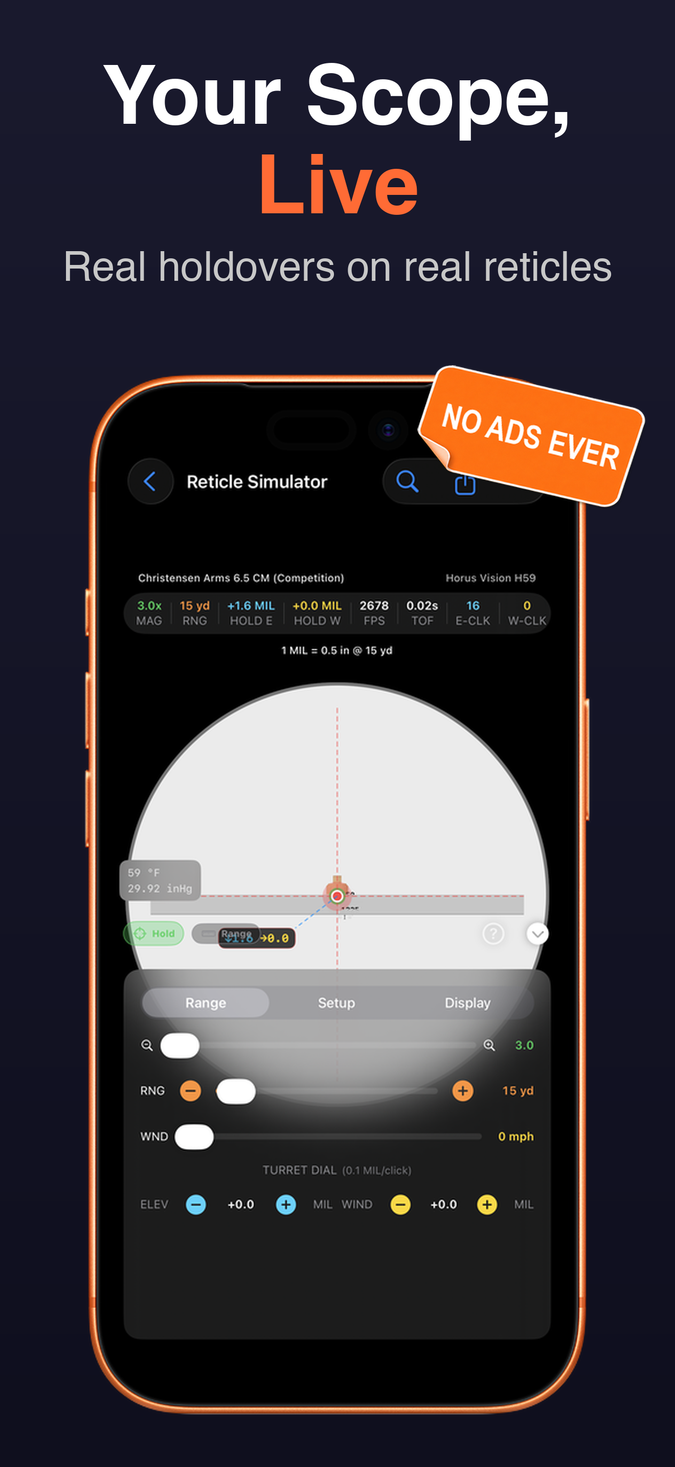 Zima: Ballistics Calculator screenshot 3