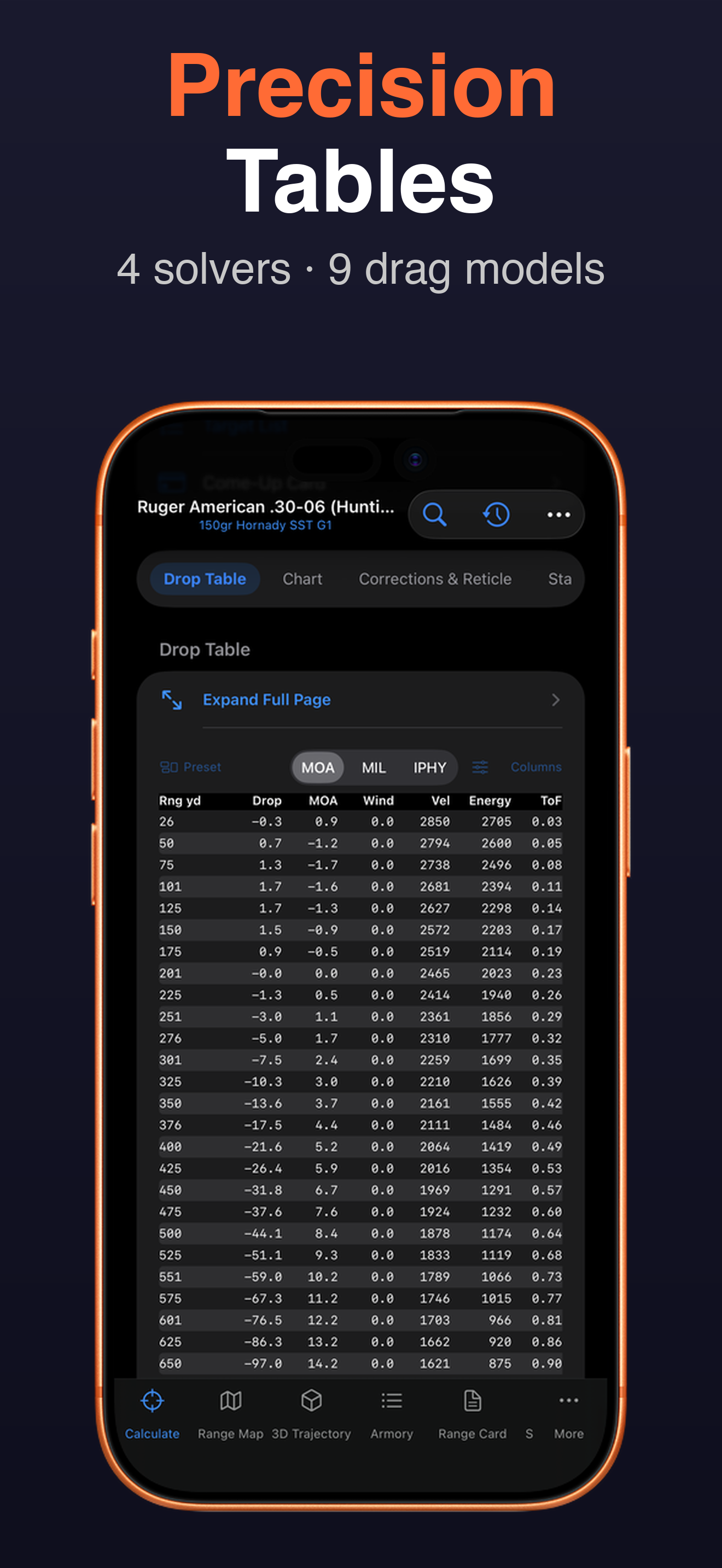 Zima: Ballistics Calculator screenshot 4