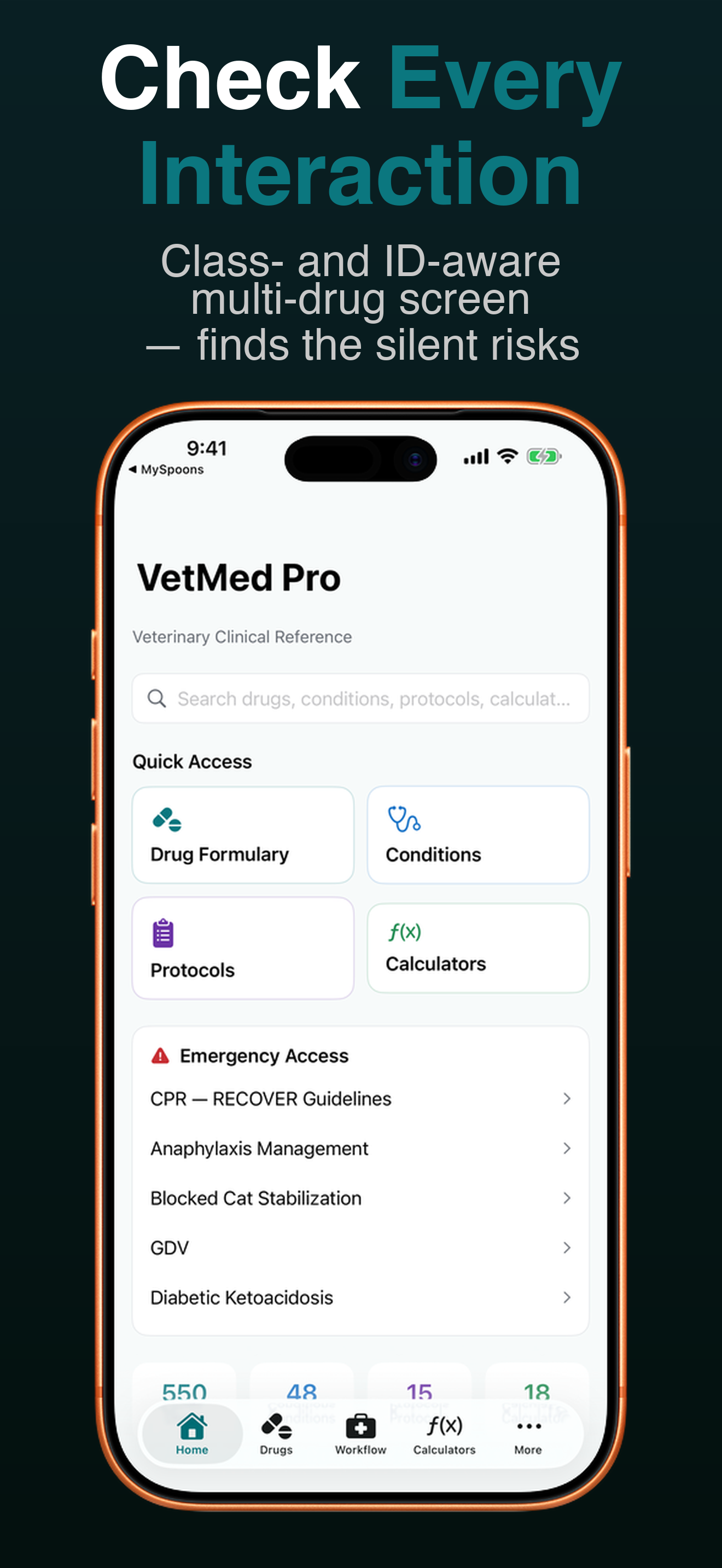 VetMed Pro patient records screen